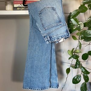 Zara full length high rise jeans